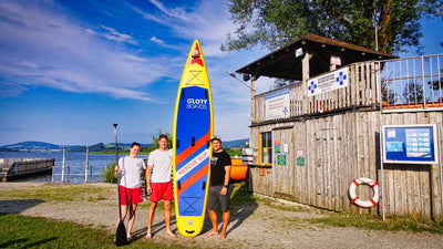 Individualisierte SUP Boards mit eigenem Logo für Unternehmen