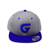 Snapback Blau Grau