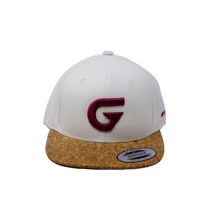 Snapback Cap White / Cork