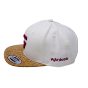 Snapback Cap White / Cork