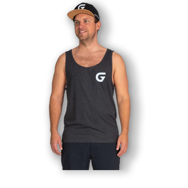 Herren Tanktop Dunkelgrau