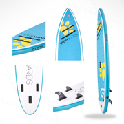 PAW 11'0'' Hunde SUP Set in Türkis mit Carbon Paddel 2025