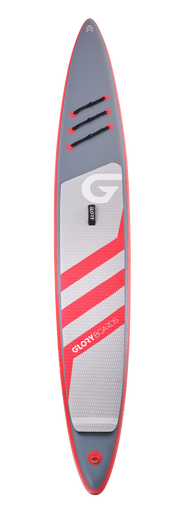 RACE 14'0'' Wettkampf SUP Set in Rot mit Carbon Paddel 2025