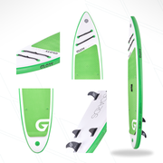 SURF 11'0'' Windsurf SUP Set in Grün mit Carbon Paddel 2025