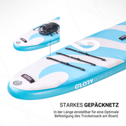 YOGA 11'0'' Balance SUP Set in Türkis mit Carbon Paddel 2025