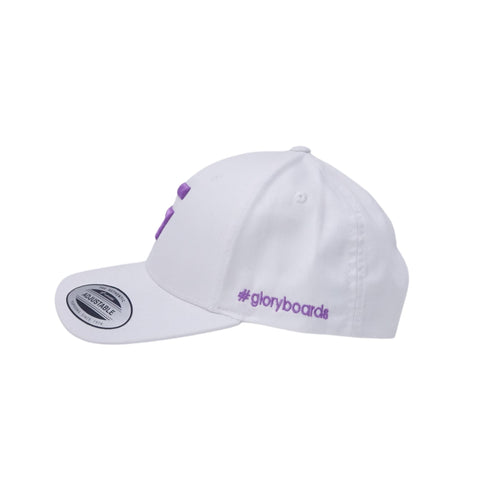 Flexfit Cap White / Violett