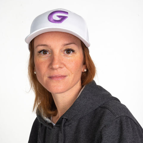 Flexfit Cap White / Violett